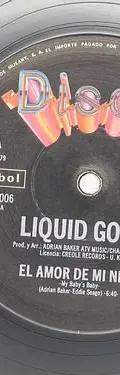 Disco Lp Acetato Liquid Gold El Amor De Mi Nena Musart 1979 Estándar — Audio vintage, años 70s (foto 7)