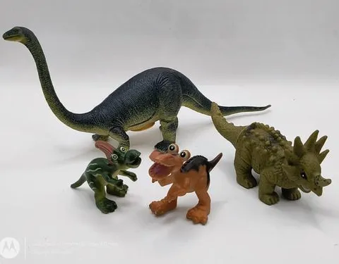 Lote Mini Dinosaurios De Juguete Plástico Surtidos Retro 4pz