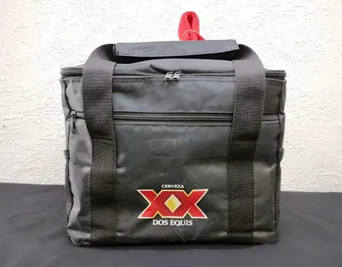 Hielera Portátil Xx Lager Promocional De Lona Mochila Usada Negro
