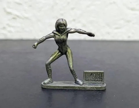 Figura Metálica Invisible Woman Bimbo Marvel Promo 2007