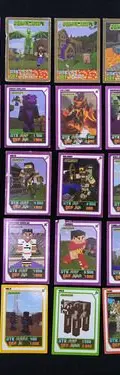Set Lote De Tarjetas Cartas Minecraft De Colección 185-pack — Coleccionables vintage, años NOW