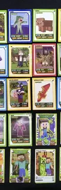 Set Lote De Tarjetas Cartas Minecraft De Colección 185-pack — Coleccionables vintage, años NOW (foto 3)