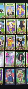 Set Lote De Tarjetas Cartas Minecraft De Colección 185-pack — Coleccionables vintage, años NOW (foto 5)