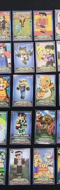 Set Lote De Tarjetas Cartas Minecraft De Colección 185-pack — Coleccionables vintage, años NOW (foto 7)