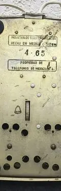 Teléfono Antiguo De Disco Indetel México 70's No Funciona Beige — Tech vintage, años 70s (foto 10)