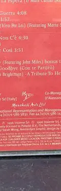 Cd Andrea Bocelli - Romanza Polydor 1996 México — Audio vintage, años 90s (foto 4)
