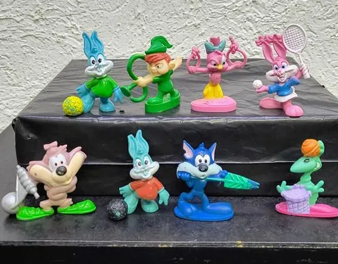 Figuras Tiny Toons Olímpicos Sonrics 8-pack Lote 90s Retro