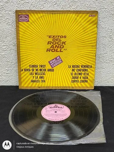 Disco Vinilo Éxitos Del Rock & Roll Vol.ll Artistas Varios — Audio vintage, años 60s
