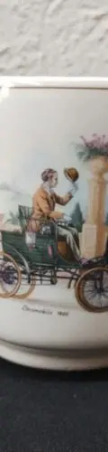 Taza Ceramica Vintage Antigua Locomobile 1900 Usada — Decoración vintage (foto 7)