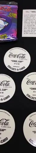 Tazos Coca Cola 5-pack Sobre Abierto Retro 1995 Original #1 — Coleccionables vintage, años 90s (foto 2)
