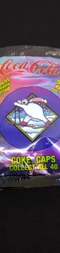 Tazos Coca Cola 5-pack Sobre Abierto Retro 1995 Original #1 — Coleccionables vintage, años 90s (foto 5)