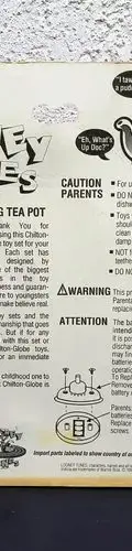 Juego De Té Looney Tunes Talking Tea Chilton Toys 1995 Retro Amarillo — Decoración vintage, años 90s (foto 3)