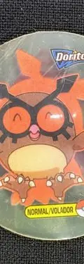Tazo Pokémon Glass T-103 Hoothoot 2007 Original — Gaming vintage, años NOW (foto 4)