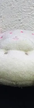 Oso Blanco De Peluche Con Pijama Mameluco Rosa Usado Rosa — Coleccionables vintage, años 90s (foto 3)