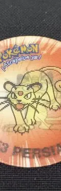 Tazo Pokémon 1 Lenticular 2d #52 Meowth Tazos2 1998 Rígido — Gaming vintage, años 90s (foto 2)