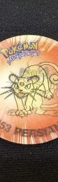 Tazo Pokémon 1 Lenticular 2d #52 Meowth Tazos2 1998 Rígido — Gaming vintage, años 90s (foto 3)