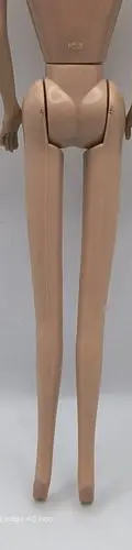 Muñeca Tipo Barbie Retro China Cabello Castaño Ojos Verdes — Coleccionables vintage (foto 9)