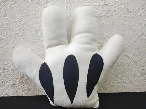 Peluche Mano Gigante Mickey Mousse Disney Usada Original  Blanco — Coleccionables vintage, años 90s