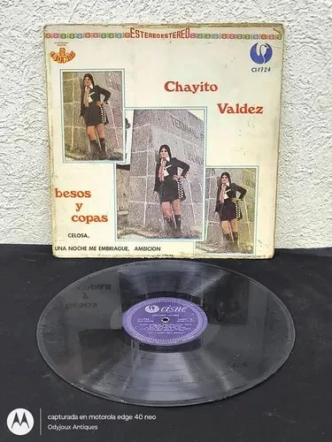 Disco Lp Vinilo Chayito Valdez - Besos Y Copas Cronos 1975 — Audio vintage, años 70s