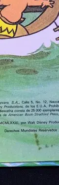 El Pequeño Hiawatha Por Walt Disney Editorial Novaro 1981 — Coleccionables vintage, años 80s (foto 5)