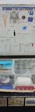 Juego De Química Chemistry Xp-4000 Nsi Retro 1988 1500 Exper — Coleccionables vintage, años 80s (foto 3)