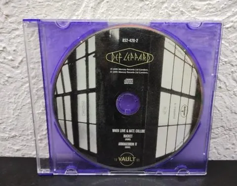 Cd Def Leppard - When Love And Hate Collide 1995 Solo Disco  Estándar