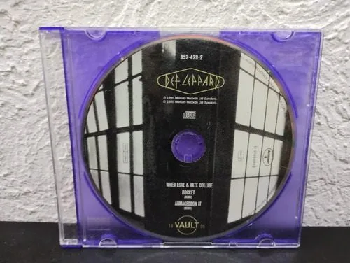 Cd Def Leppard - When Love And Hate Collide 1995 Solo Disco  Estándar — Audio vintage, años 90s