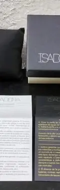 Caja De Reloj Isadora Usada Original Negro Con Beige — vintage México