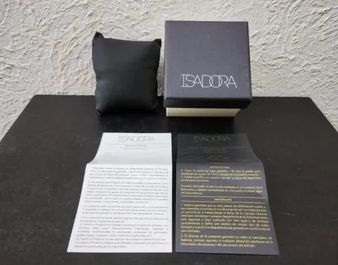 Caja De Reloj Isadora Usada Original Negro Con Beige