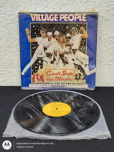 Disco Lp Acetato Village People Can't Stop The Music 1980usa Estándar — Audio vintage, años 80s