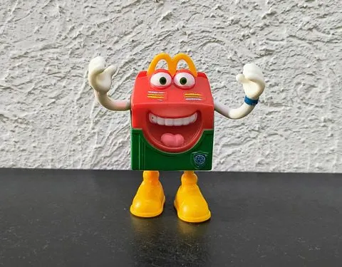 Figura Mc Donald's Wes Happy Fan Collection 2014 Original