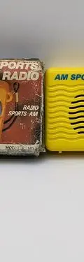 Radio Sports Am Portátil Mod. H-103 En Caja Vintage 80's Amarillo — Audio vintage, años 80s (foto 2)