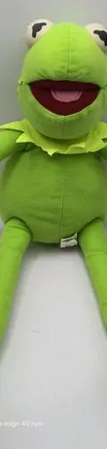 Peluche Rana Rene The Muppets Toy Factory Usa Retro 90s 48cm Verde Lima — Coleccionables vintage, años 90s