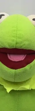 Peluche Rana Rene The Muppets Toy Factory Usa Retro 90s 48cm Verde Lima — Coleccionables vintage, años 90s (foto 3)