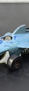 Shark Cruiser Azul Hot Wheels 2011 1186 1:64 Vintage Orig Azul Acero — Decoración vintage, años NOW