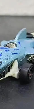 Shark Cruiser Azul Hot Wheels 2011 1186 1:64 Vintage Orig Azul Acero — Decoración vintage, años NOW (foto 2)