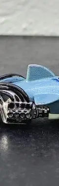 Shark Cruiser Azul Hot Wheels 2011 1186 1:64 Vintage Orig Azul Acero — Decoración vintage, años NOW (foto 6)