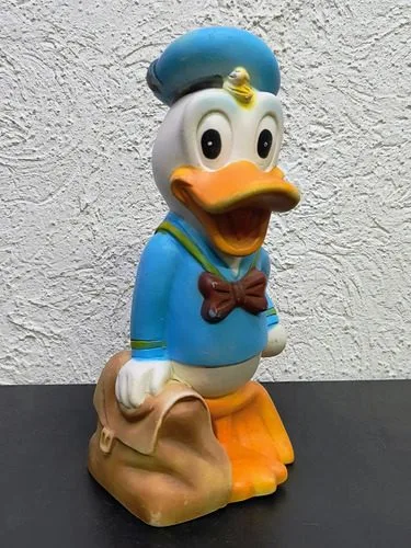Figura Pato Donald Viajero Disney Vinilos Romay Vintage 70's — Coleccionables vintage, años 70s