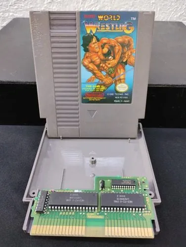 World Wrestling Nintendo Nes Tecmo Cartucho Original — Gaming vintage, años 80s