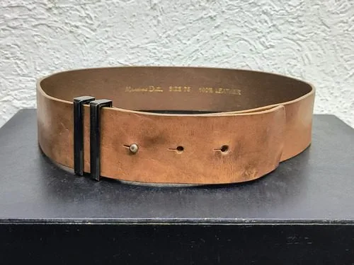 Cinto Para Mujer Massimo Dutti Piel  Camel Size 75 Original Café/camel Piel Liso 75 — Coleccionables vintage, años NOW