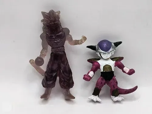 Lote Figuras Dragon Ball Bootleg Goku Y Freezer Retro 2pz — Coleccionables vintage