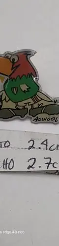 Pin Aguigol Mascota Mundialista Retro De Coleccion 90's Verde Con Blanco Aguigol Mascota Mundialista