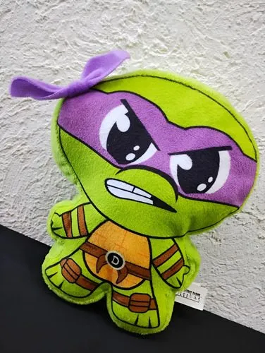 Peluche Teenage Mutant Ninja Turtles Raphael Nanco Original  Verde Con Morado
