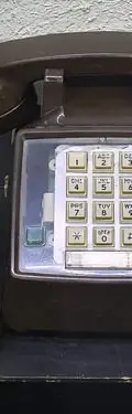Teléfono Antiguo Vintage Rolm Chocolate Años 80s Funcionando Chocolate — Tech vintage, años 80s