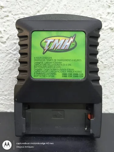 Cargador Original Mattel-tmh Para Batería Nicd 8.5v 530ma Negro — Tech vintage