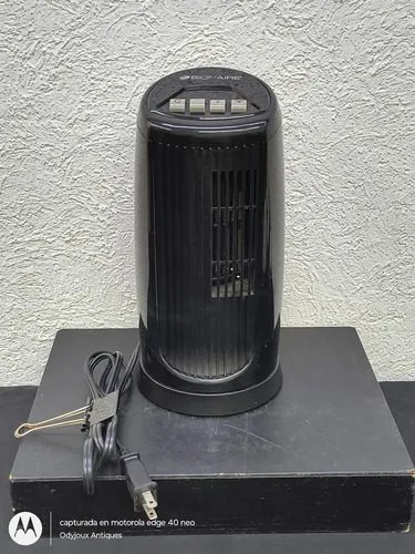 Mini Ventilador De Mesa Torre Oscilante Bt015 Bionaire 15 Cm 60 Negro Plástico 1