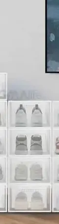 Magma Life Cajas Organizadoras De Plástico Para Zapatos 12pz Blanco