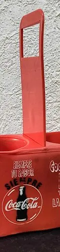 Porta-botellas Litro Y Medio Vintage Coca Cola 90's Original Rojo — Coleccionables vintage, años 90s