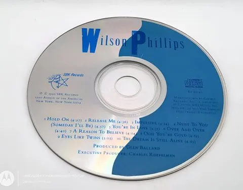 Cd Wilson Philips-homónimo 1994 Sbk Récords Solo Disco Orig