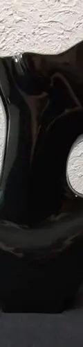 Exhibidor Cara Negra 12 Piezas Plástico Collar Arete Usado Negro — Coleccionables vintage